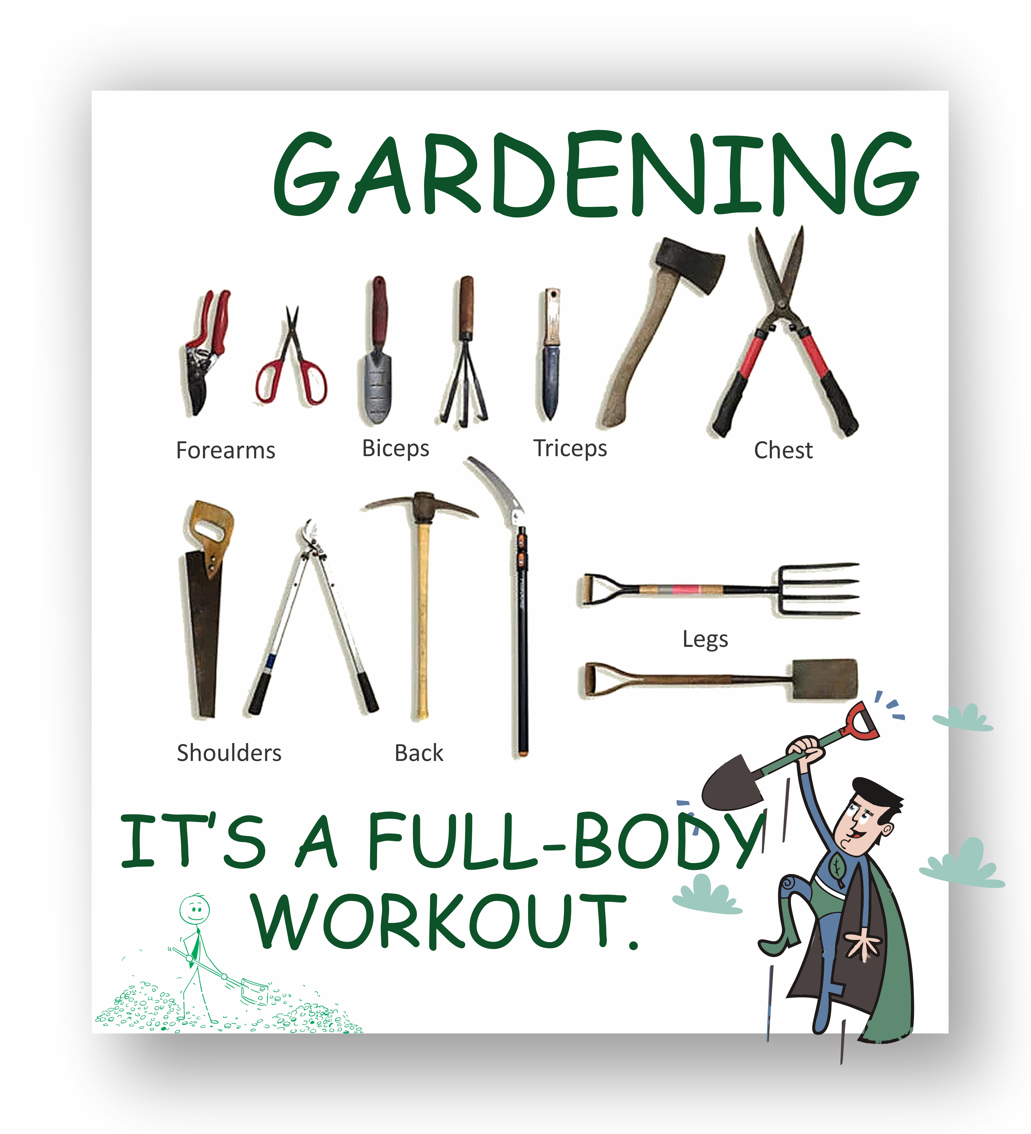 Gardening workout