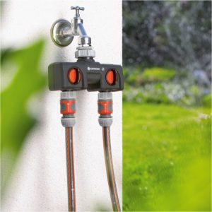 Gardena Twin-tap Connector 26.mm (3/4″) /33.3mm(1″)